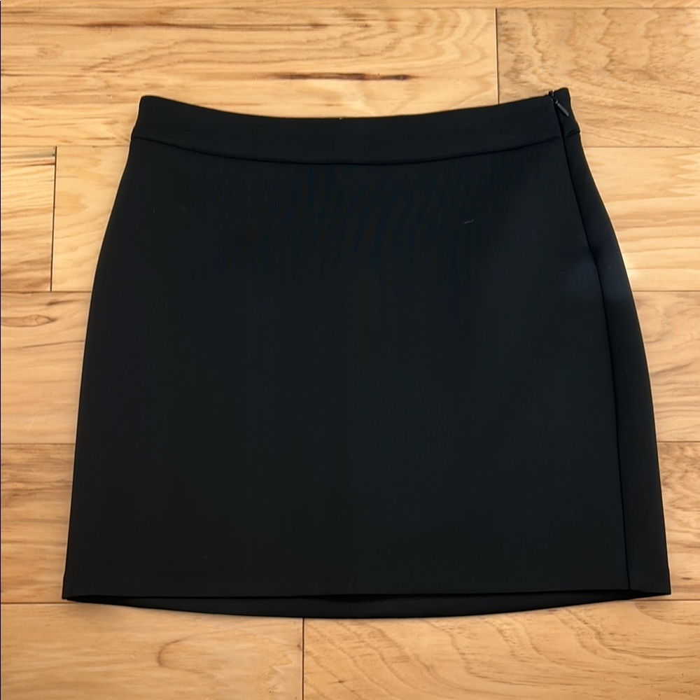 Good American Black Mini Pencil Skirt for Work